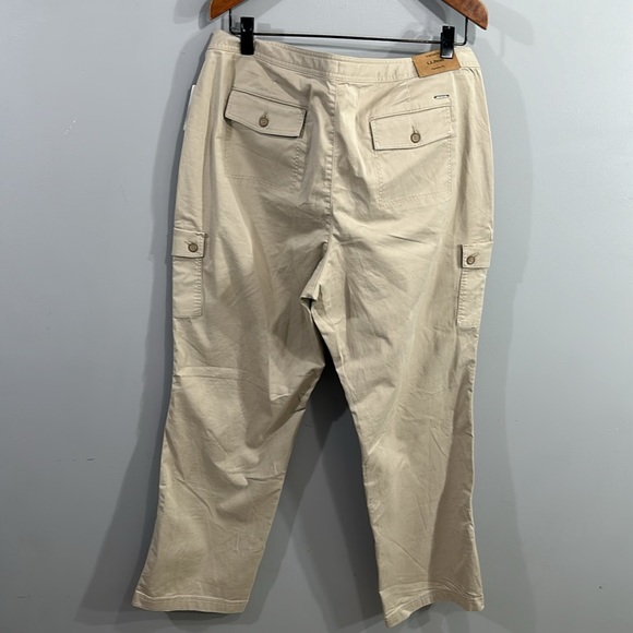 L.L. Bean Women’s Plus Cargo Pants 20W-Tall Southport Cargo Driftwood NEW #B427 - Picture 9 of 10